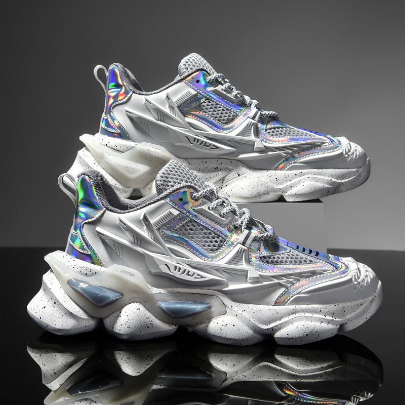 All-match Mesh Casual Sneakers Autumn Thick Sole